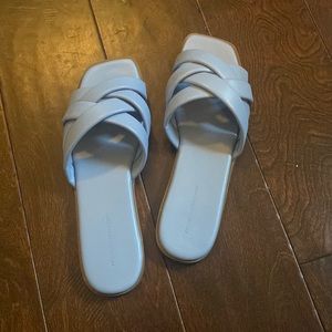 Vegan Leather Woven Sandals